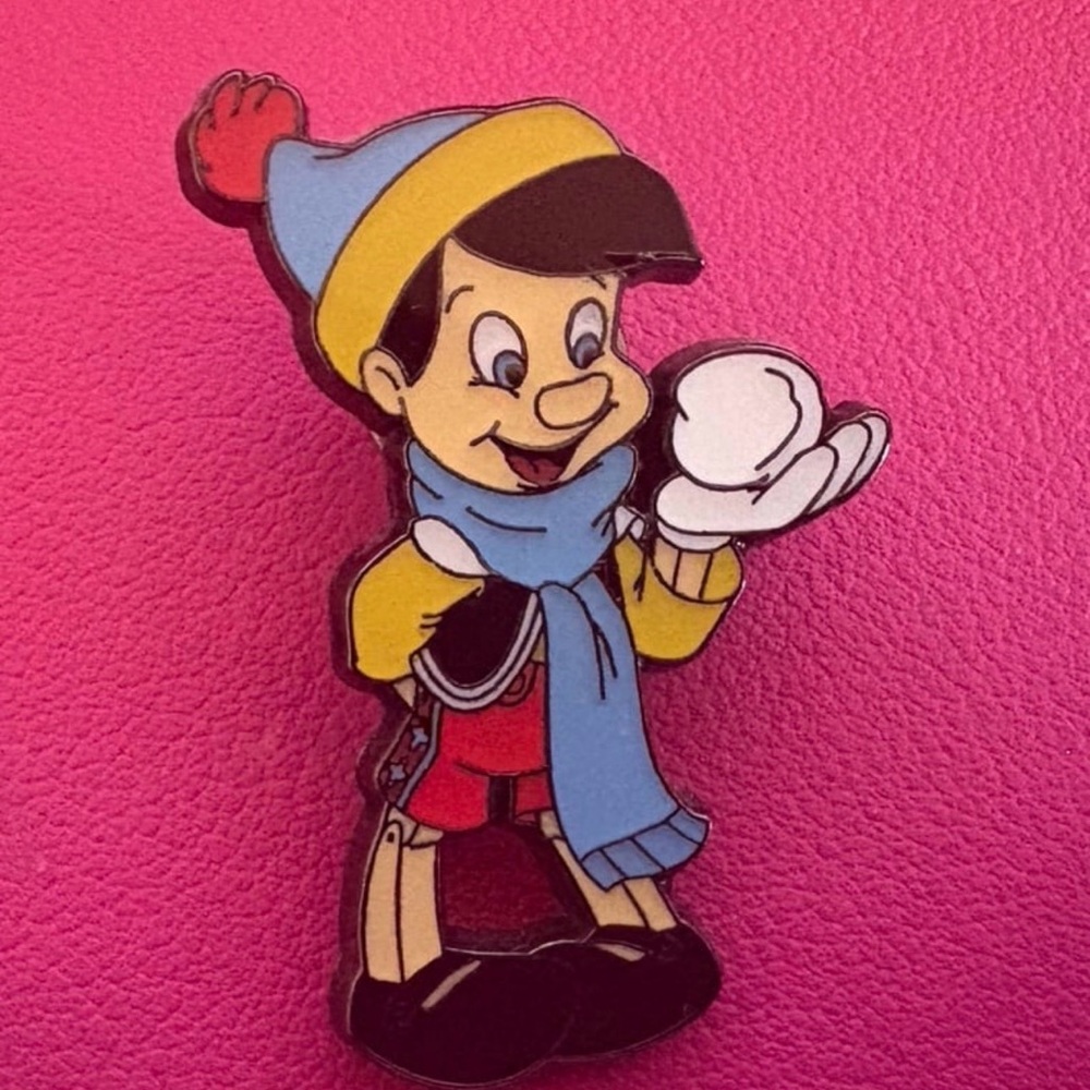 Winter Wonderland Classic Characters Blind Box Pin - Pinocchio